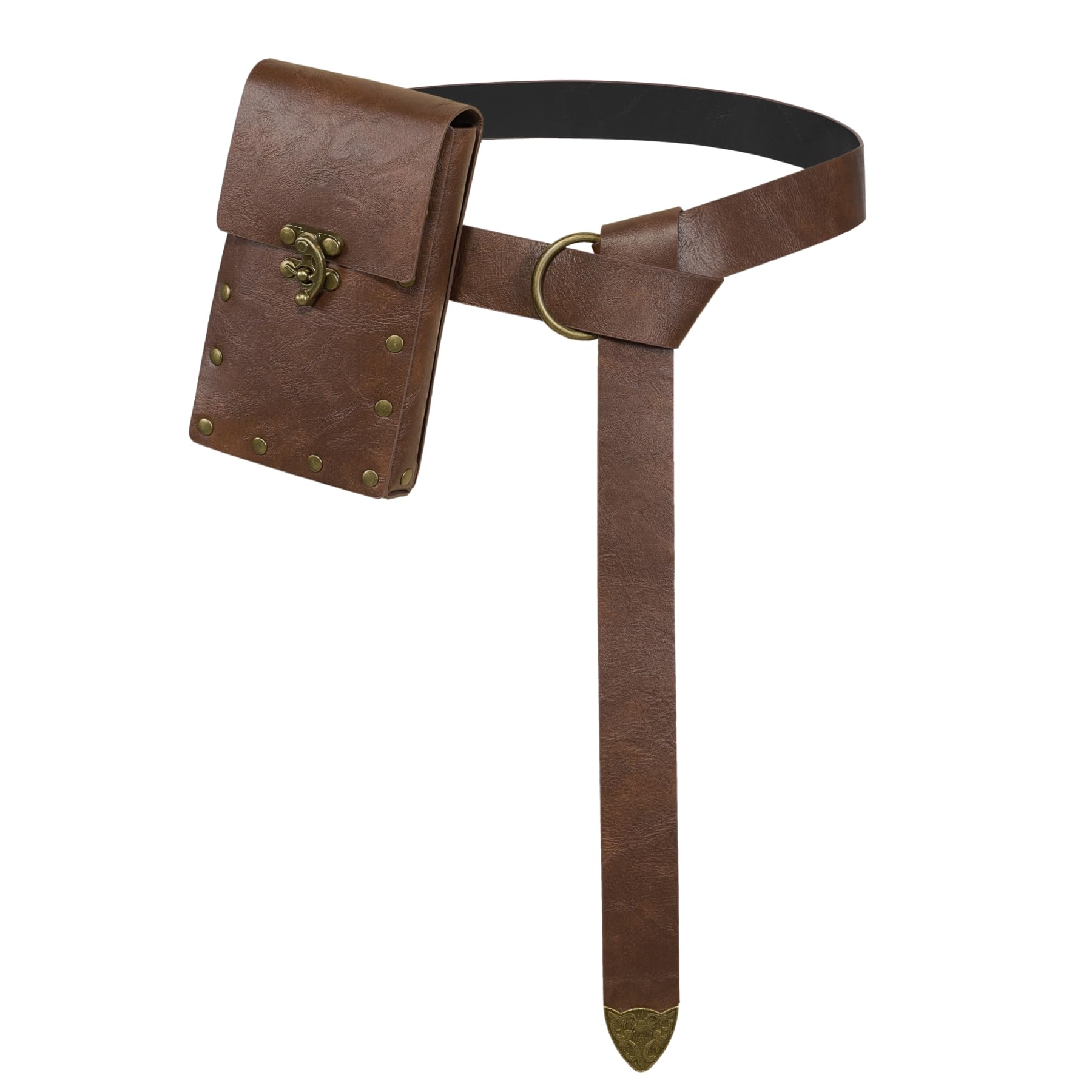 Costumes - Bolsa de Cintura Medieval em Couro