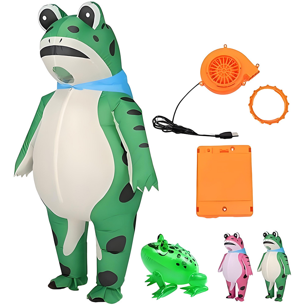 Costumes - ZOETOPKID Fantasia de Sapo Inflável para
