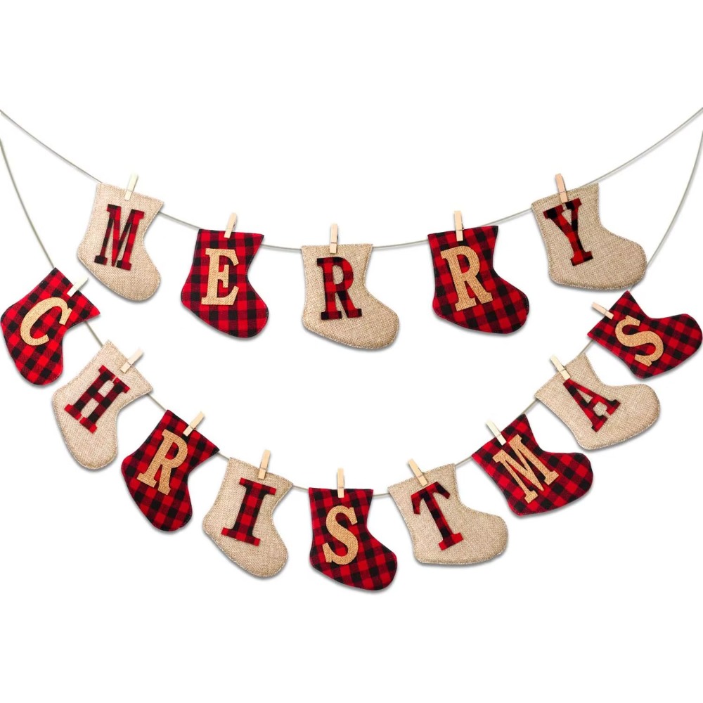 Party Supplies - Enfeites de Natal pendentes em forma