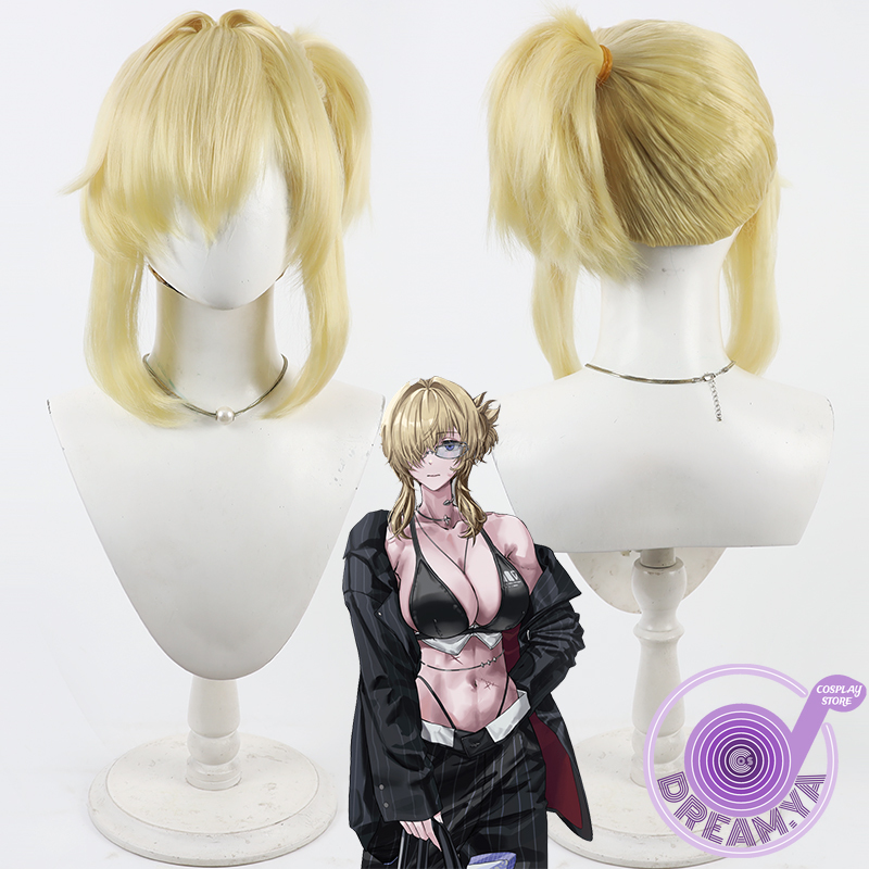 Peruca cosplay grave nikke deu - Anime Cosplay Wig Heat Resistant avaliação e preço