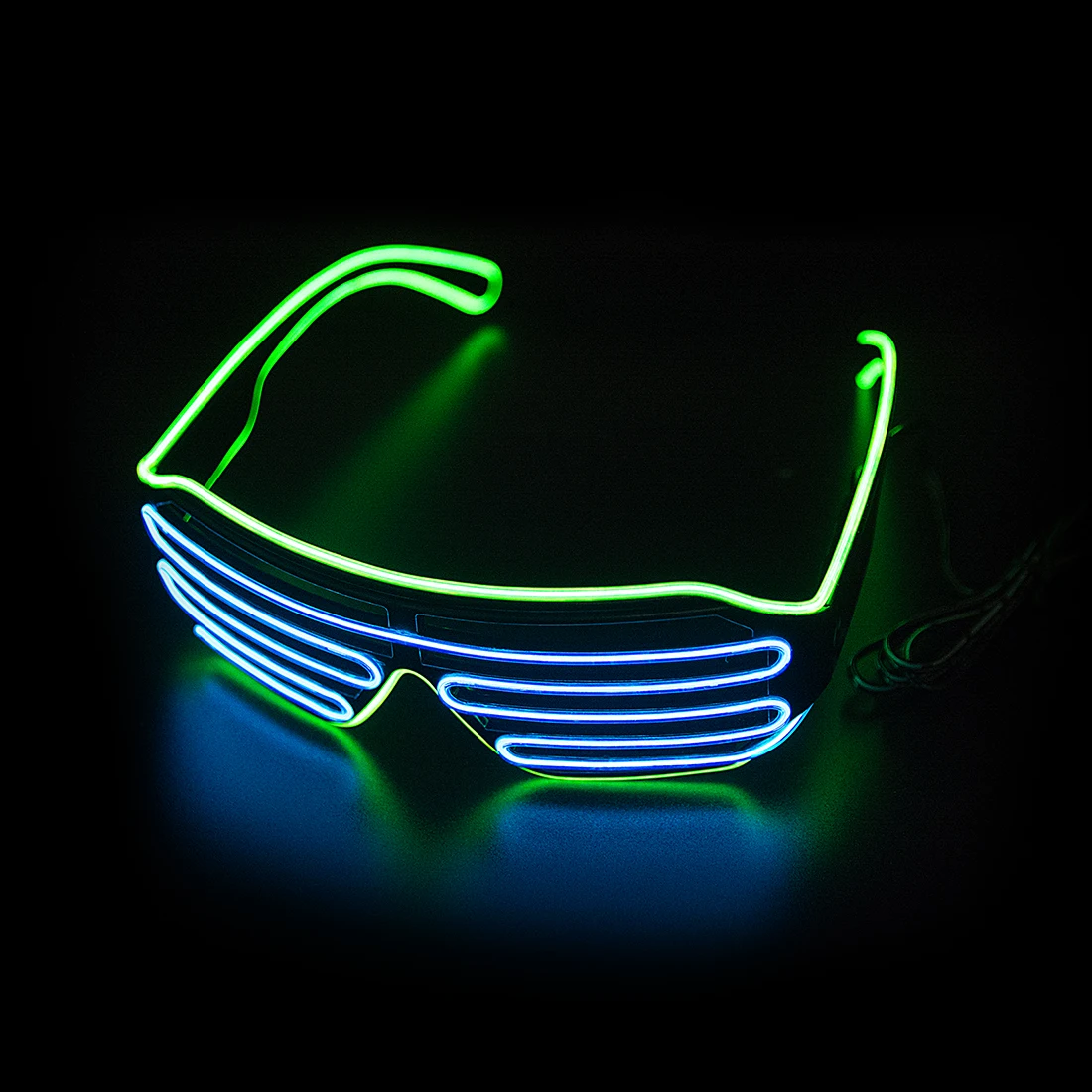 Led brilhante óculos gafas lum - Glow In The Dark Party Glasses avaliação e preço