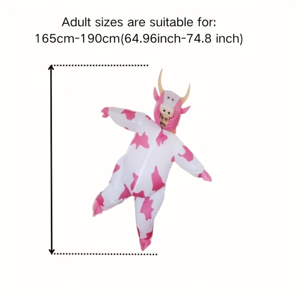 Divertido fato de vaca rosa in - Costumes avaliação e preço