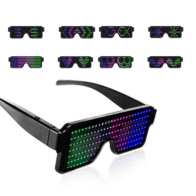 Óculos de led iluminados, ócul - Glow In The Dark Party Glasses avaliação e preço