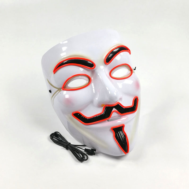 Máscara LED Vendetta para Deco - Led Purge Mask Halloween avaliação e preço