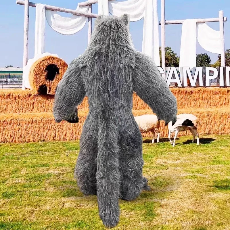 Fantasia de Mascote Lobo Cinza - Costumes avaliação e preço