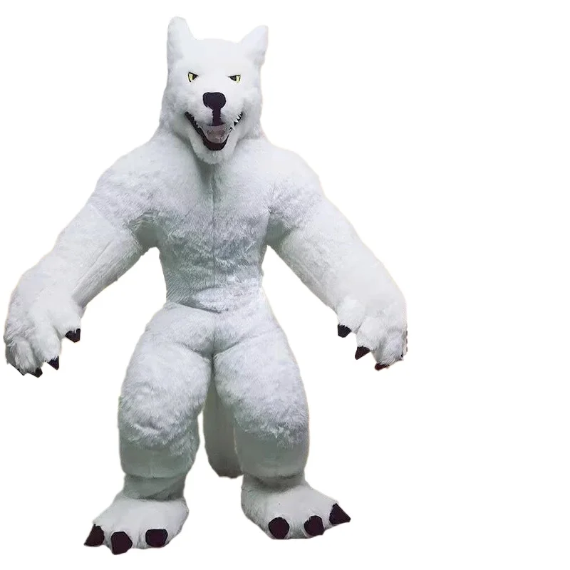 Fantasia de Mascote Lobo Cinza - Costumes avaliação e preço