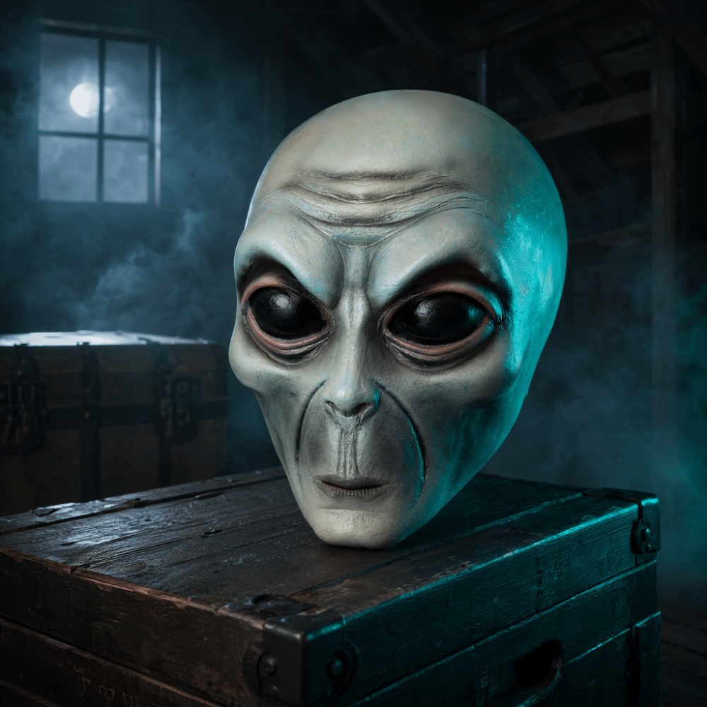 Máscara de alienígena em látex - Latex Alien Mask Realistic avaliação e preço
