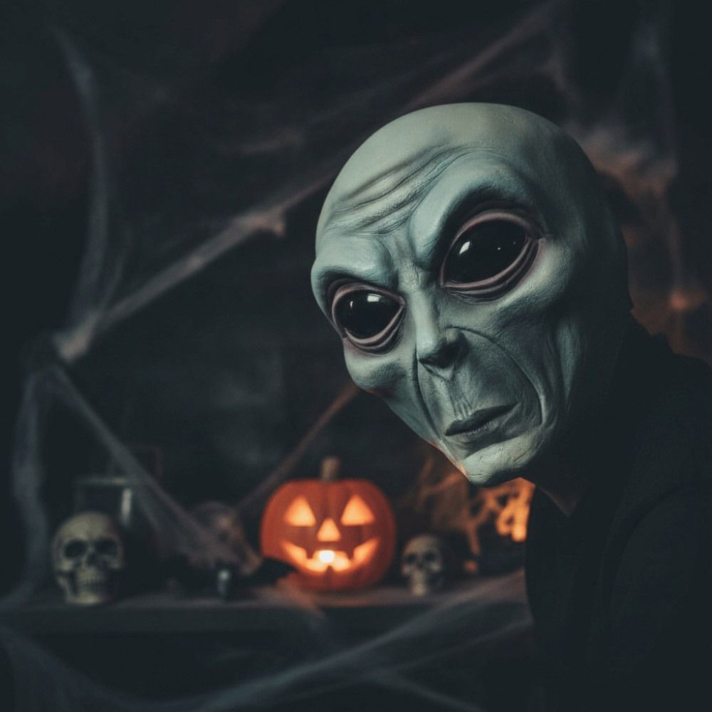 Máscara de alienígena em látex - Latex Alien Mask Realistic avaliação e preço