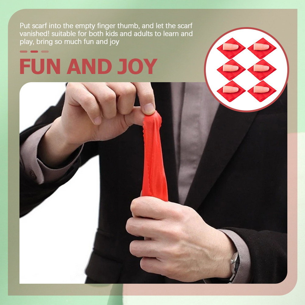 Truque de Mágica de Seda Desap - Thumb Tip Magic Trick Set avaliação e preço