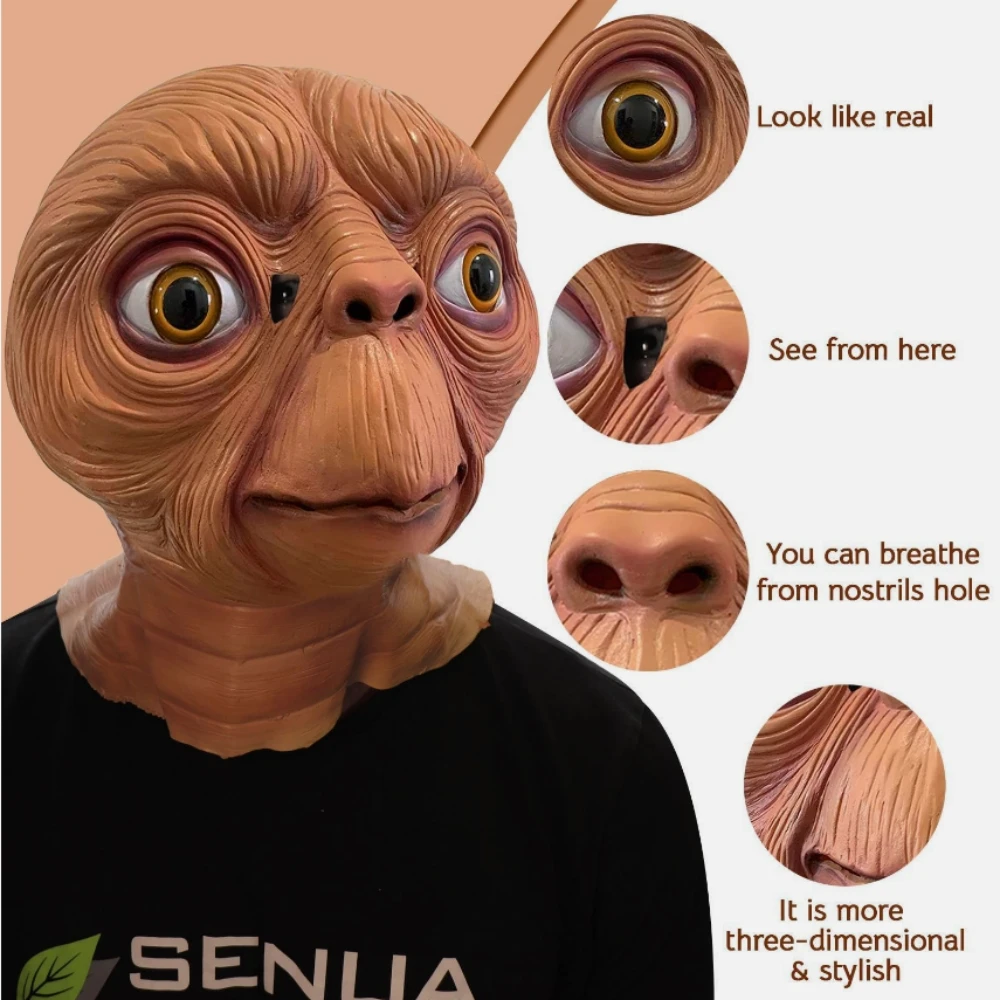 Máscara de Alienígena Assustad - Latex Alien Mask Realistic avaliação e preço