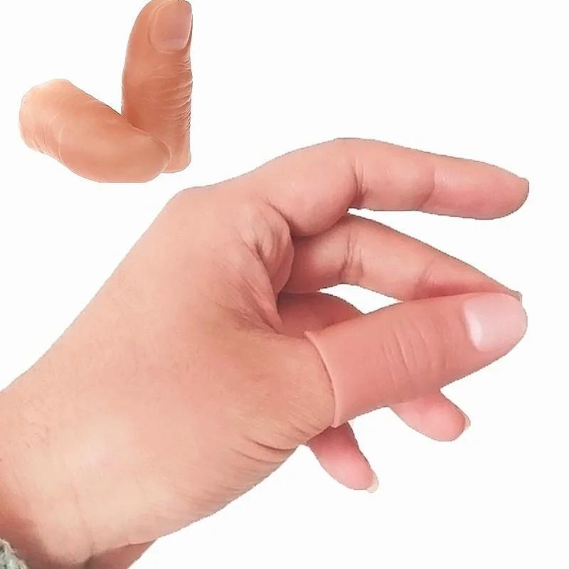 5 pçs/set falso macio polegar  - Thumb Tip Magic Trick Set avaliação e preço