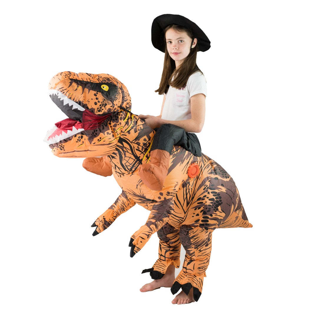 Adulto engraçado equitação din - Inflatable Dinosaur Costume Adult avaliação e preço